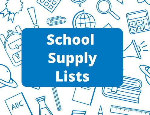  School Supply Lists